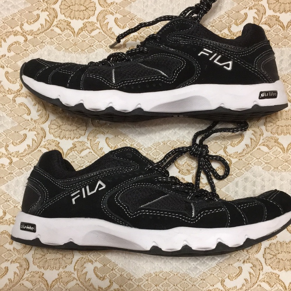 Women’s FILA Black 5SC60044-010 size 8 M dsl lite Sneaker - Picture 10 of 12